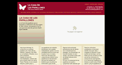 Desktop Screenshot of lacasadelespapallones.com